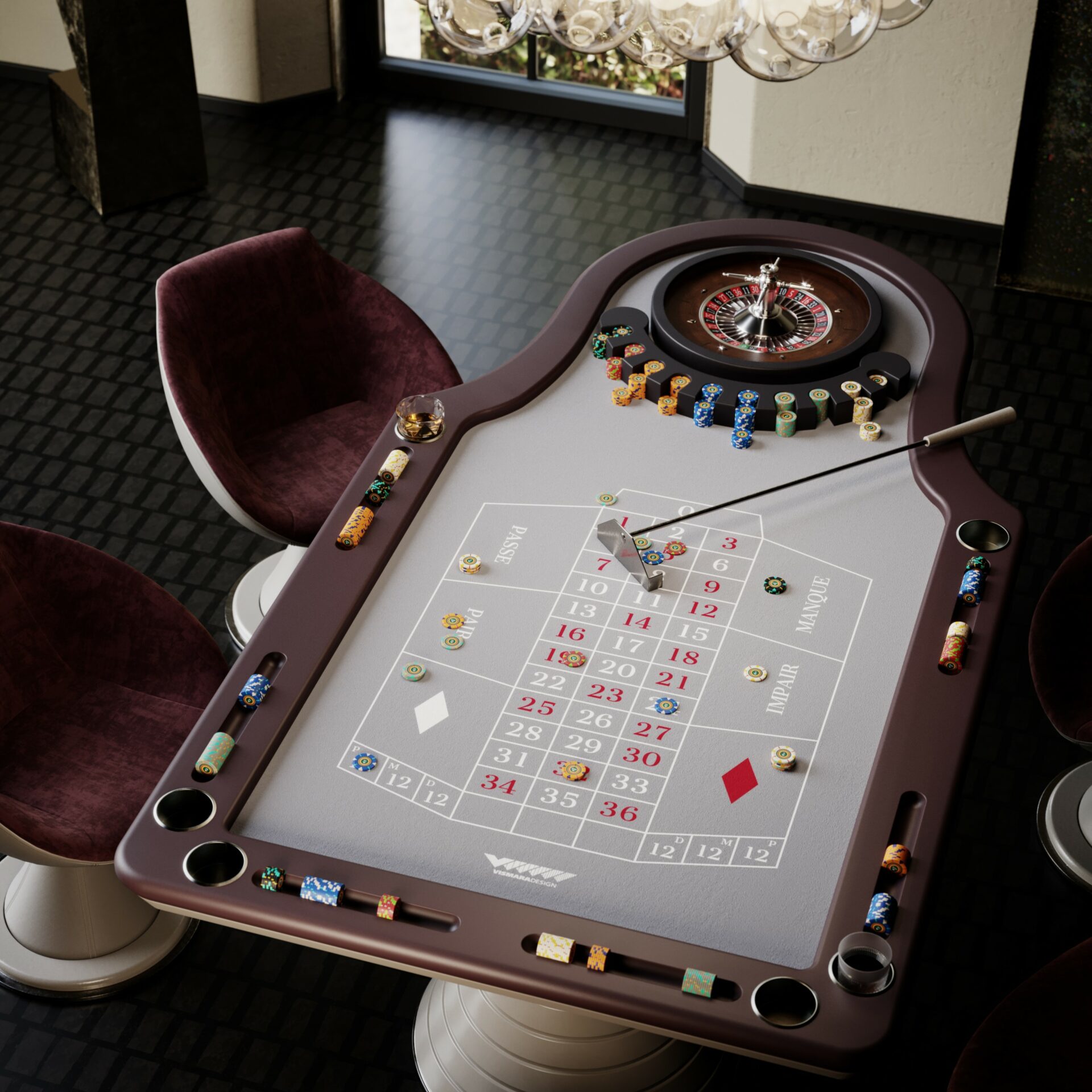 Tavolo da roulette Montecarlo