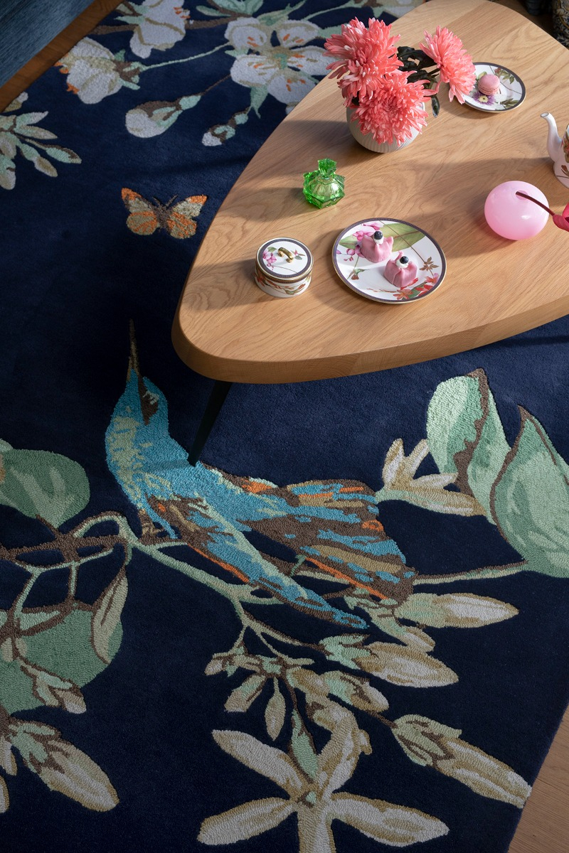 Tappeto Hummingbird Navy | Misura: 170 x 240 cm