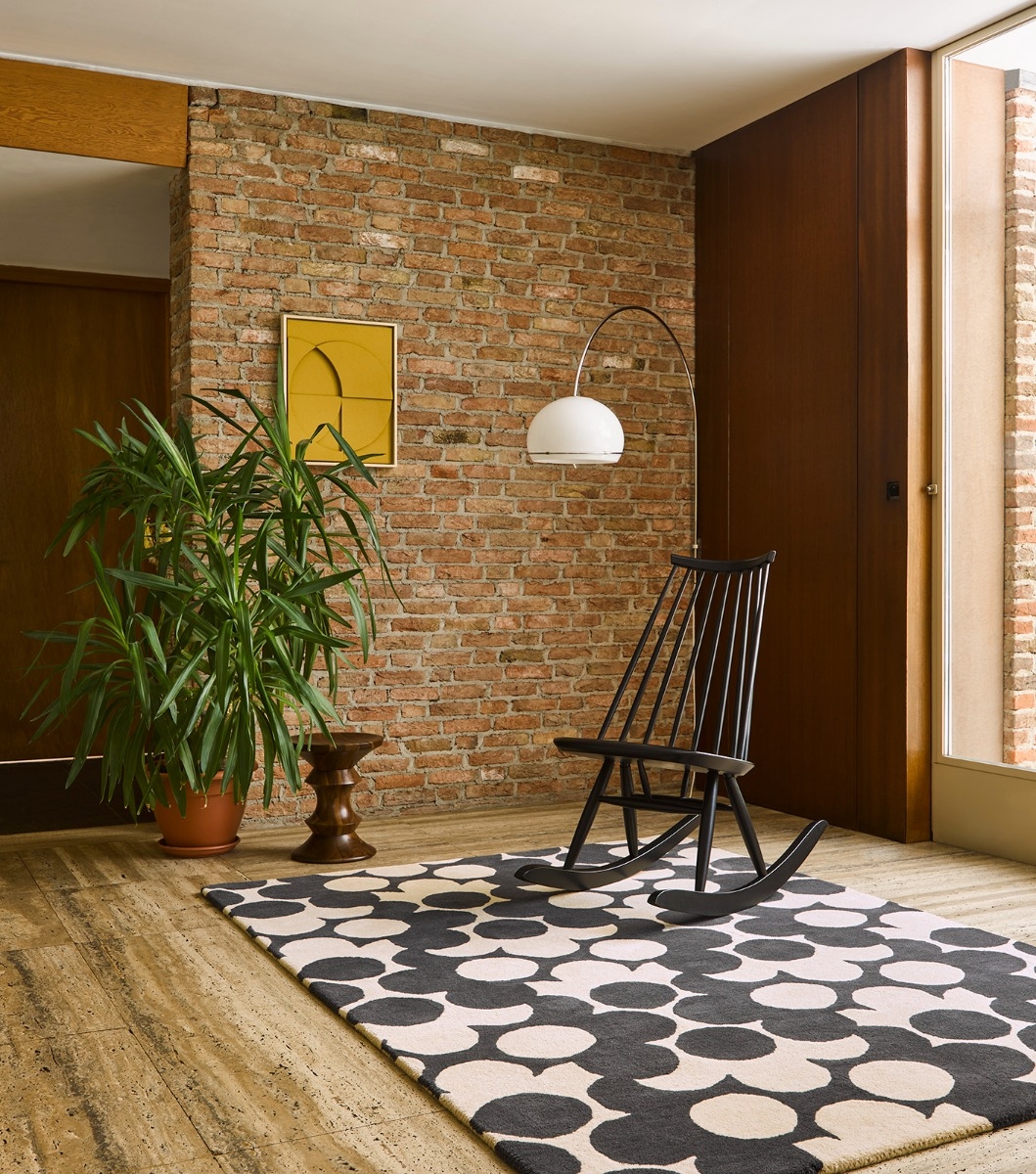 Tappeto Puzzle Flower Slate