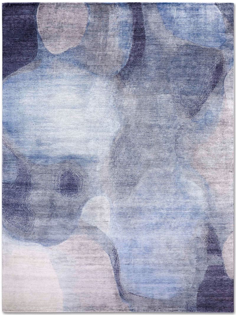 Tappeto Lusso Blu/Grigio | Misura: 365 x 457 cm
