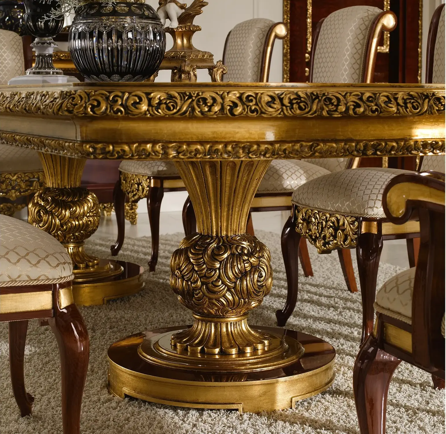 Tavolo da Pranzo Classico Elegance | Configurazione: Fisso