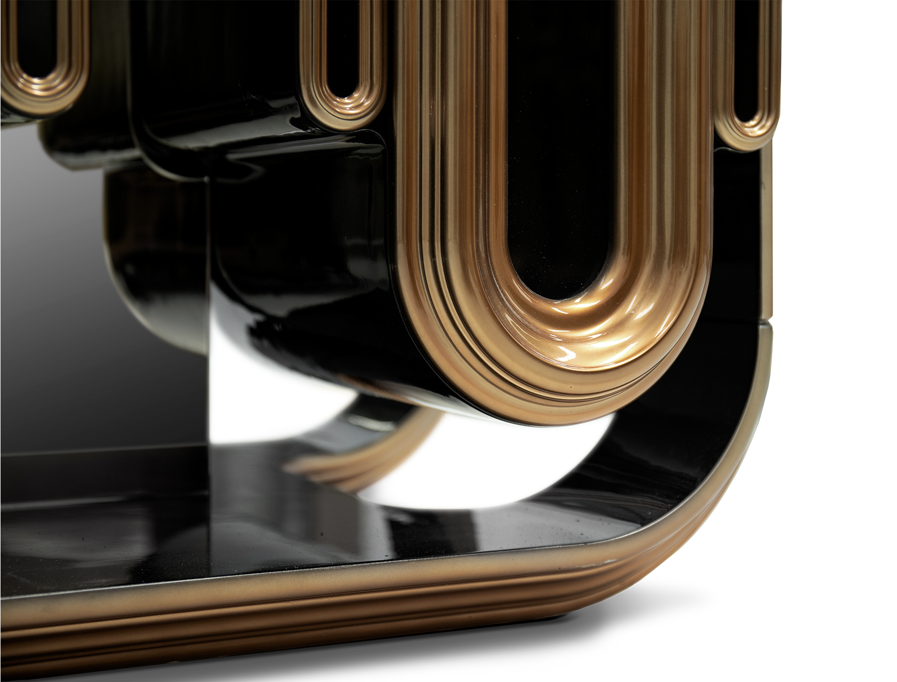 Credenza Dorata Ellipse