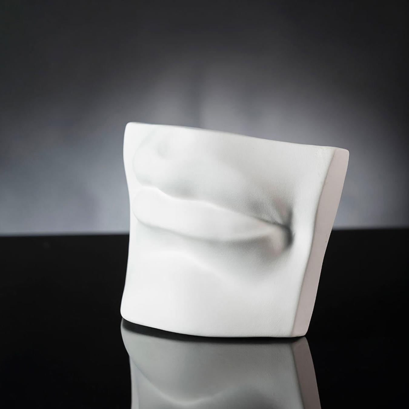 Scultura Bocca di David Bianca