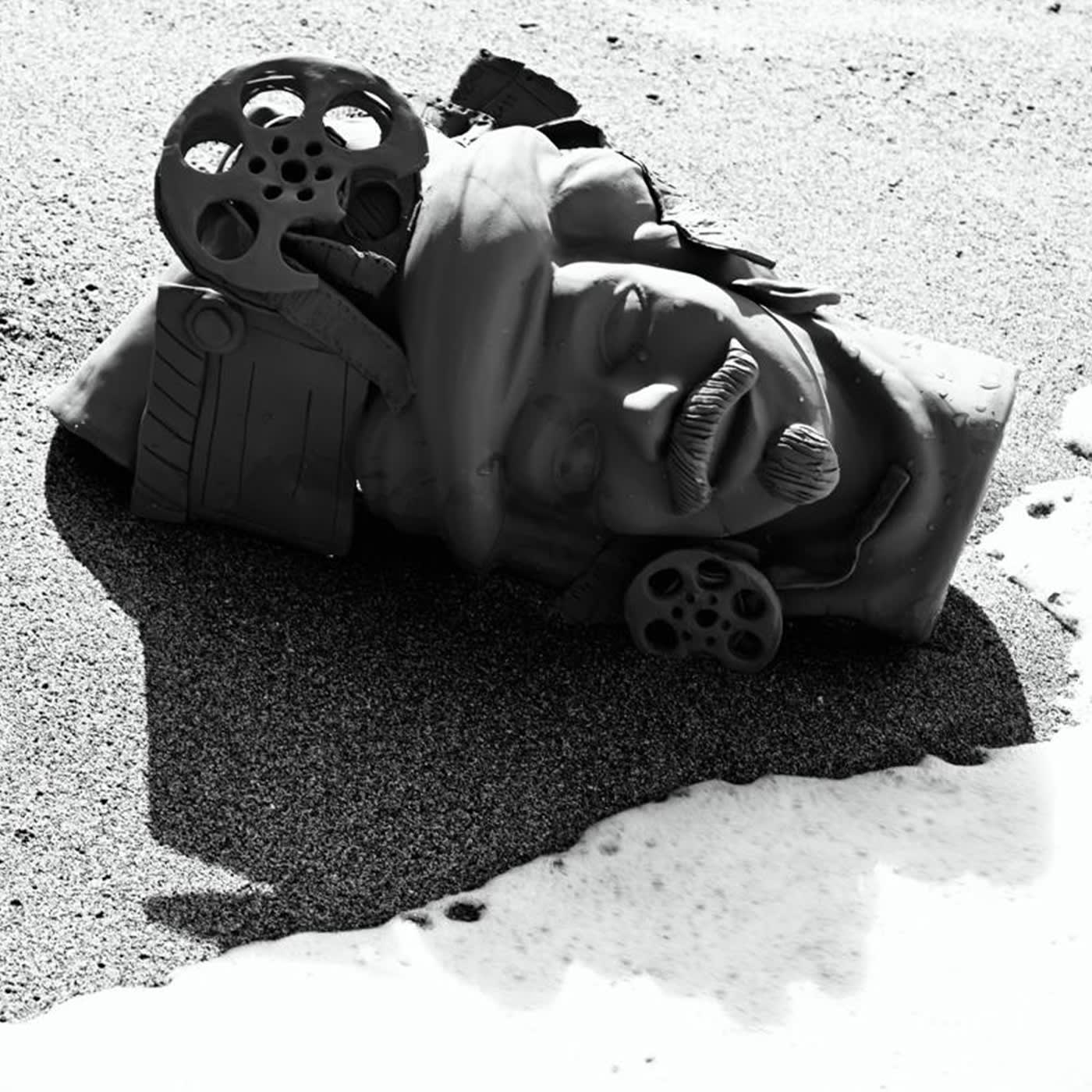 Testa di Moro Grigia Opaco Scultura