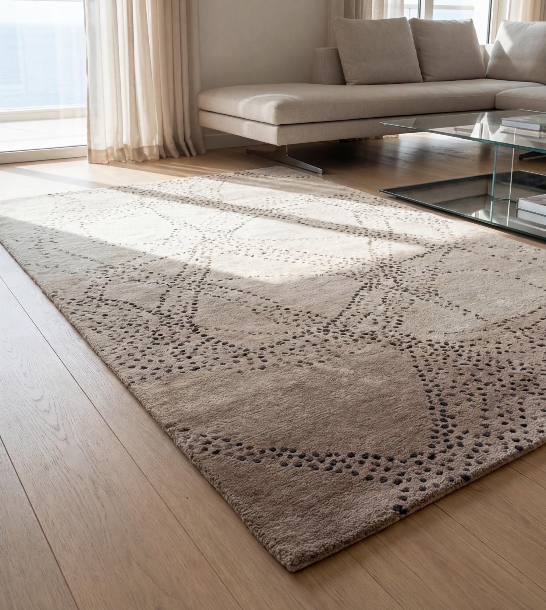 Tappeto Pale Network | Misura: 170 × 240 cm