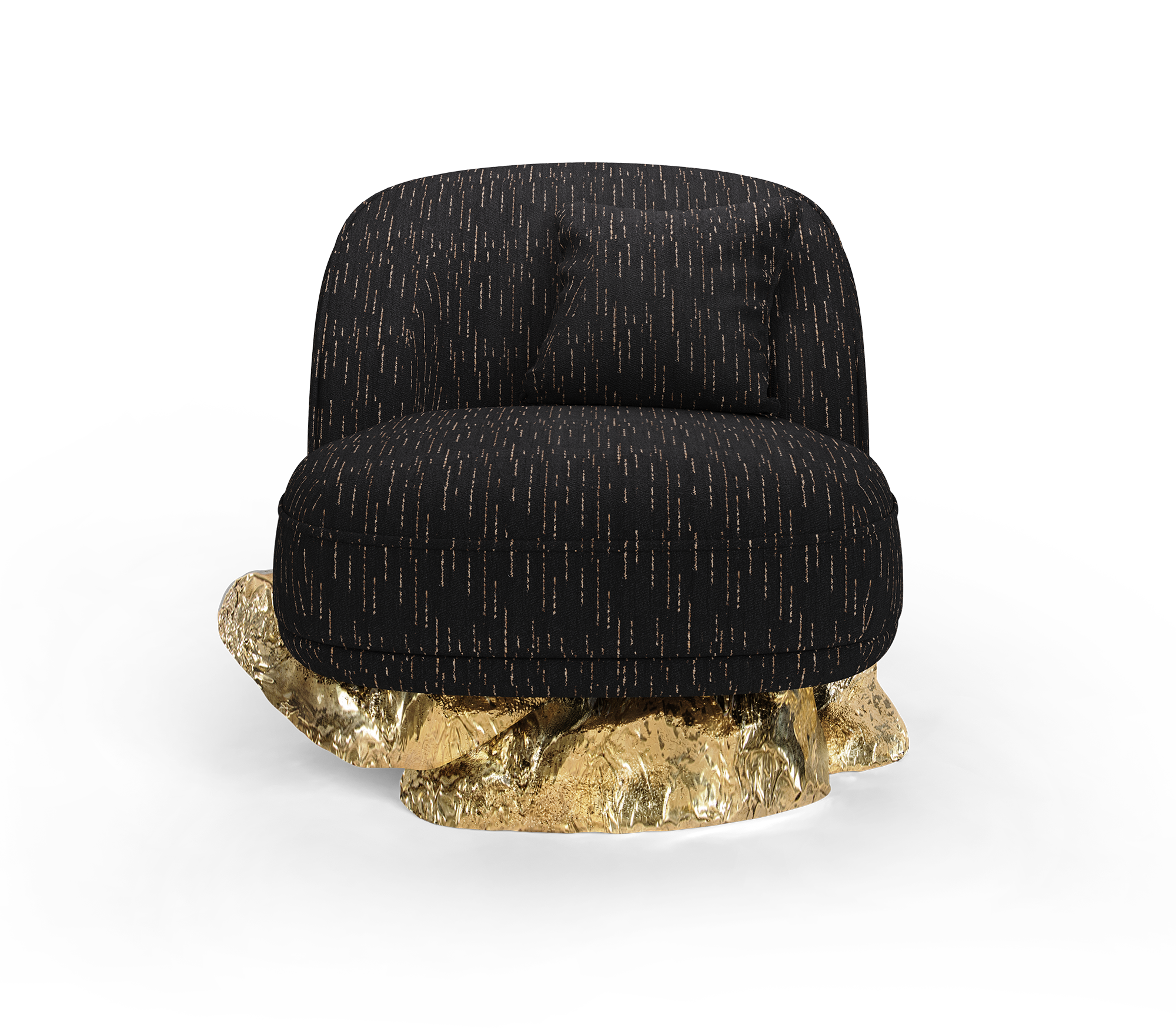 Poltrona Angora Nera