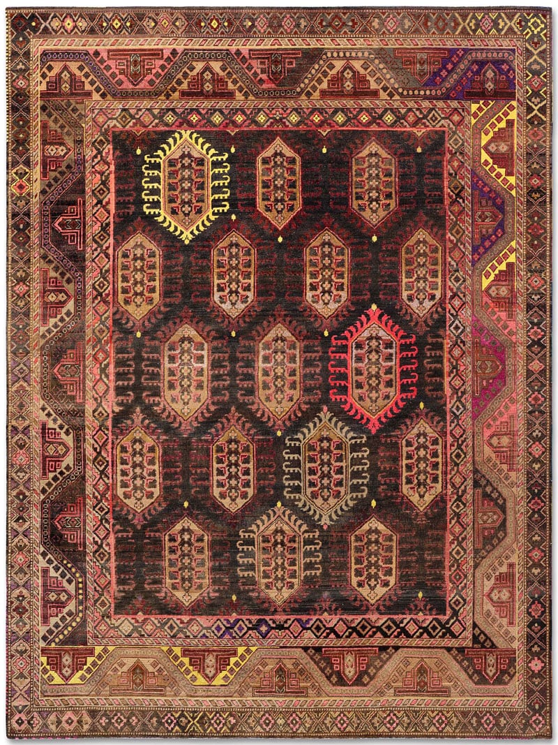 Tappeto Lusso Nero Naturale Original | Misura: 274 x 365 cm