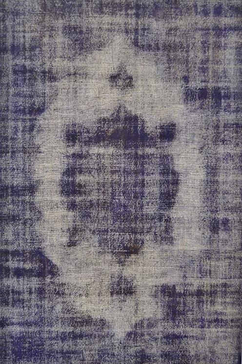 Tappeto Vintage Viola Scuro