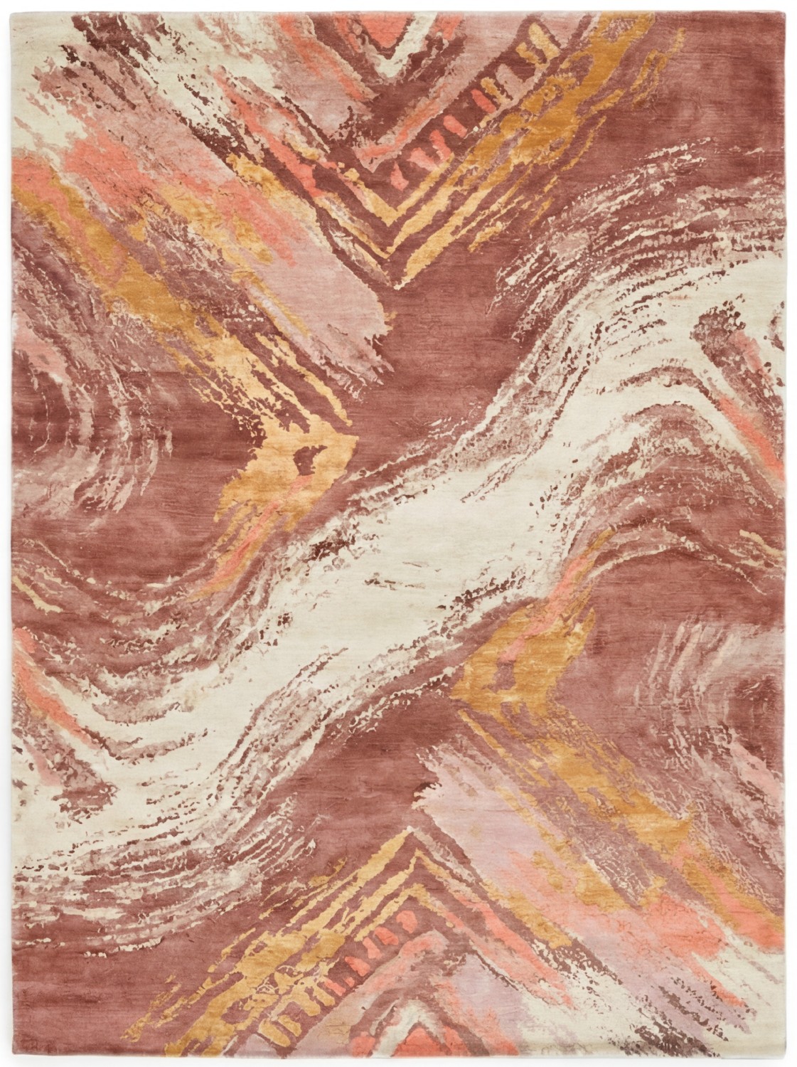 Tappeto Marble Drift Rose