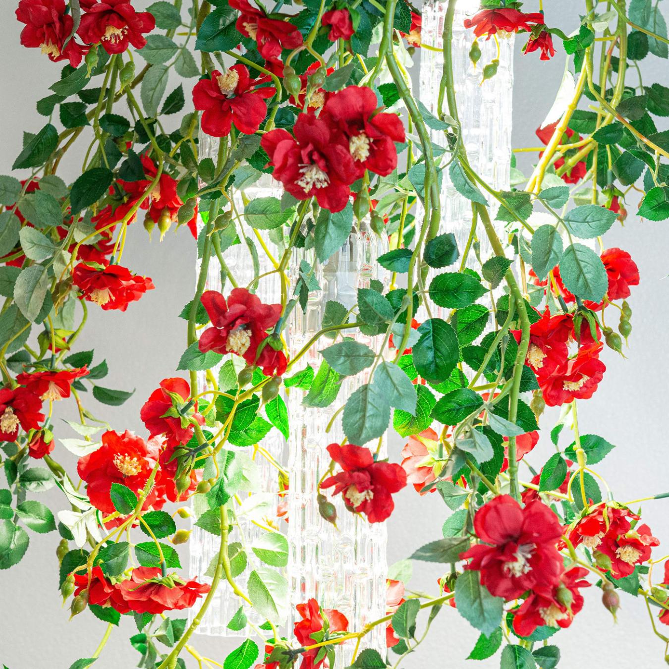 Lampadario Piccolo Red Roses