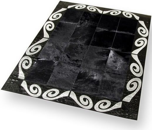 Tappeto Black & Silver