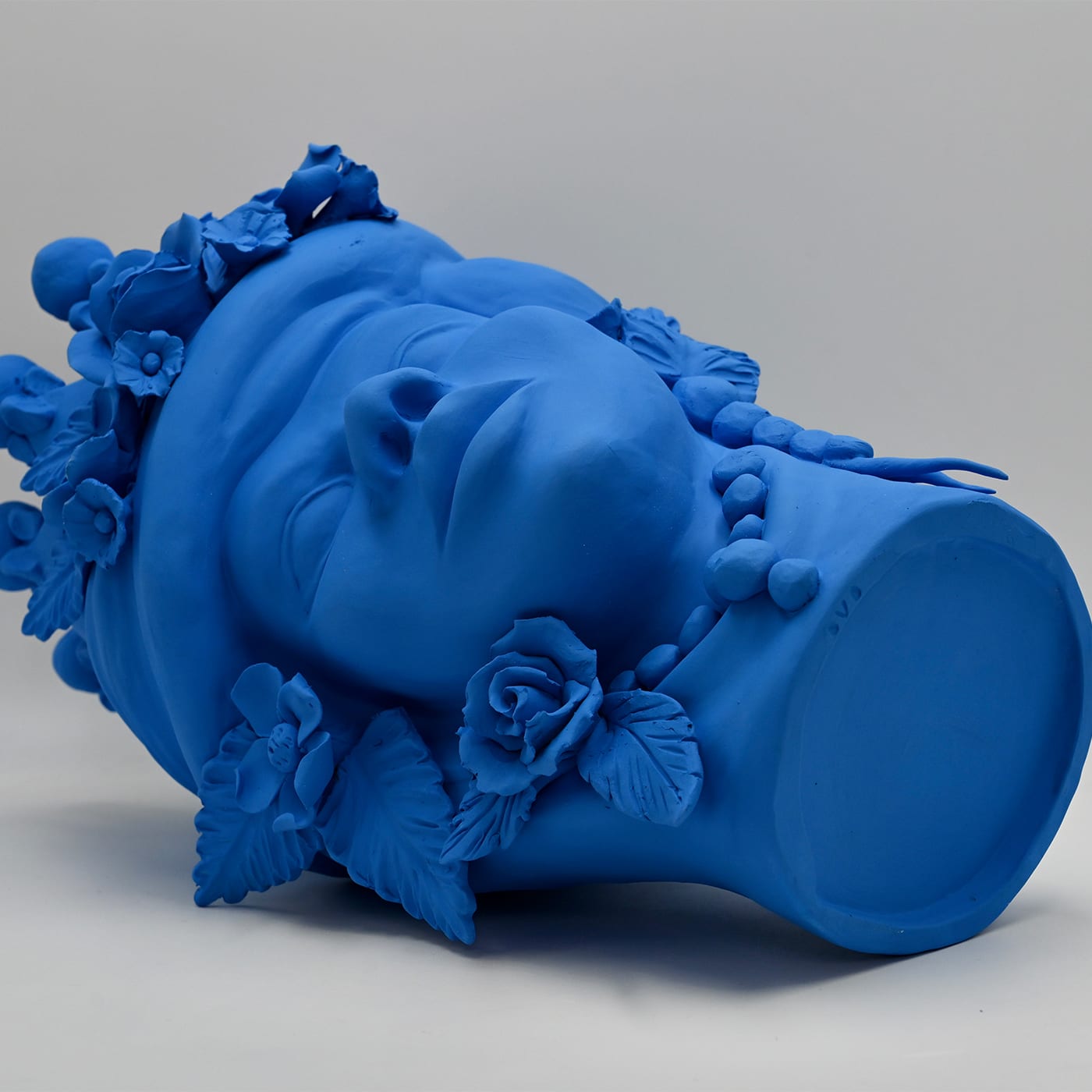 Testa di Moro Blu Scultura