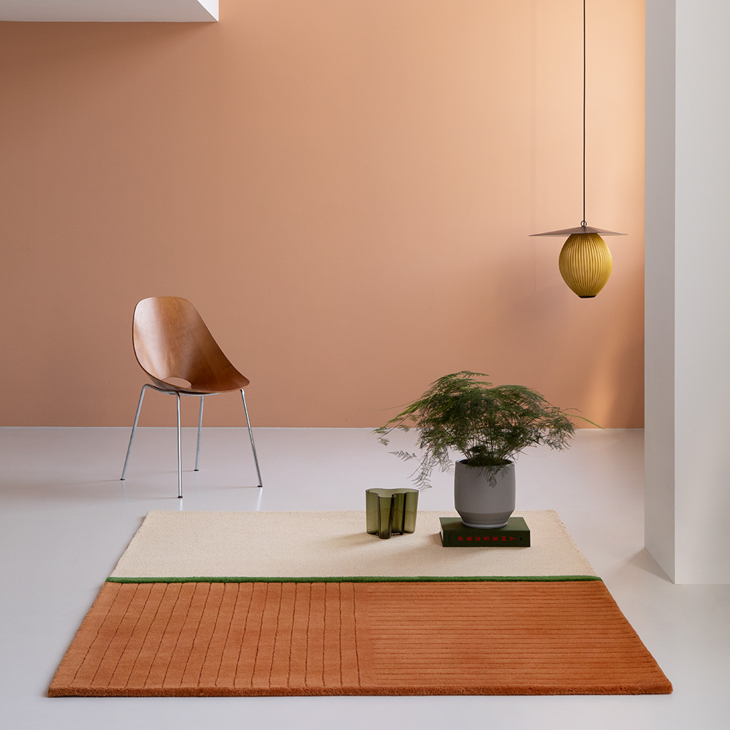 Tappeto Decor Rhythm Mandarino