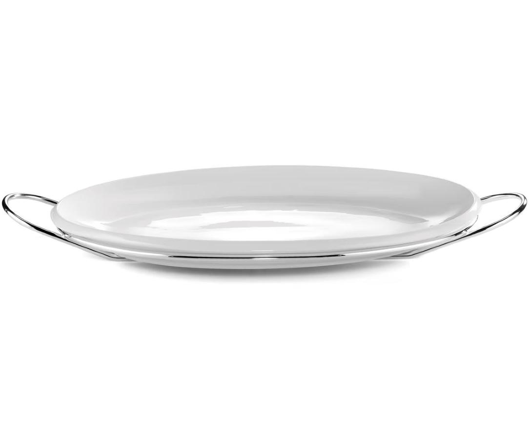 Vassoio Ovale Grand Gourmet In Argento