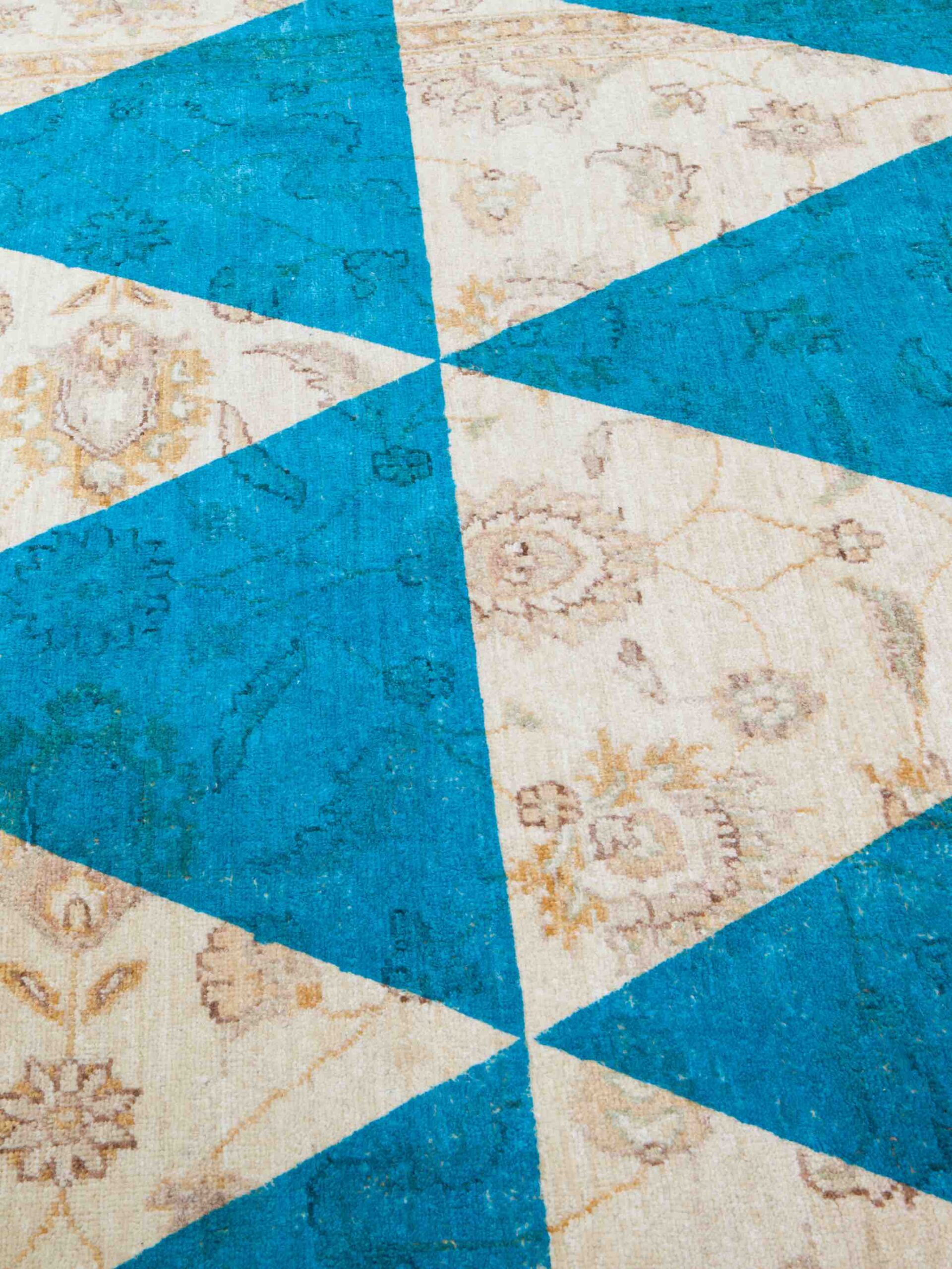 Tappeto Double Layer Blu