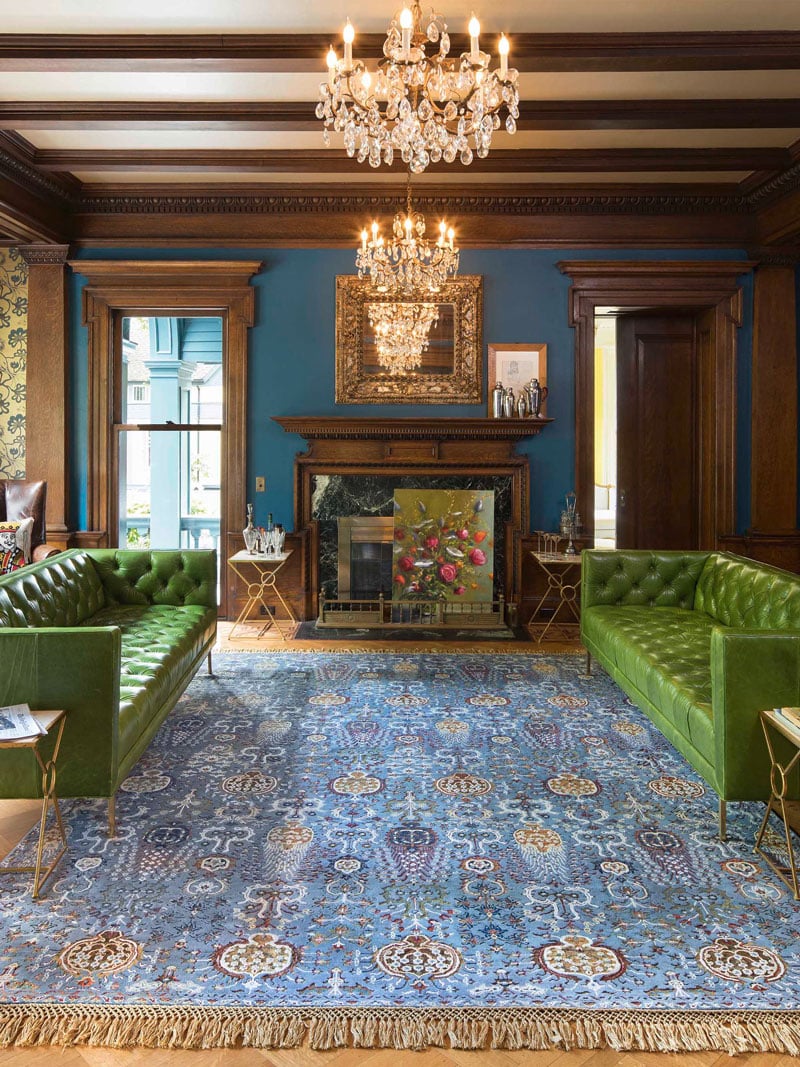 Tappeto Lusso Isfahan Azzurro
