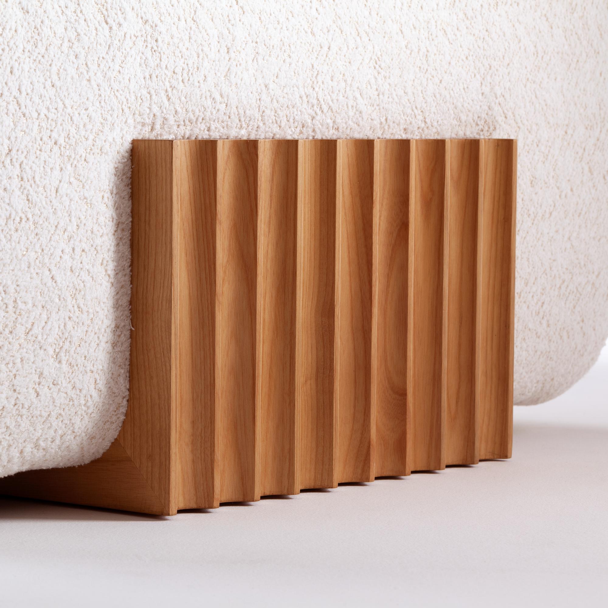 Divano modulare in legno Carmel
