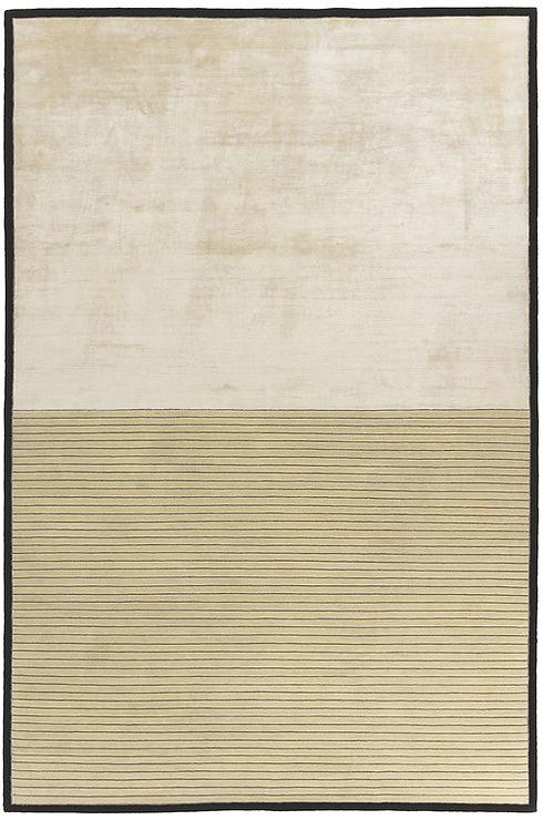 Tappeto Beige Righe