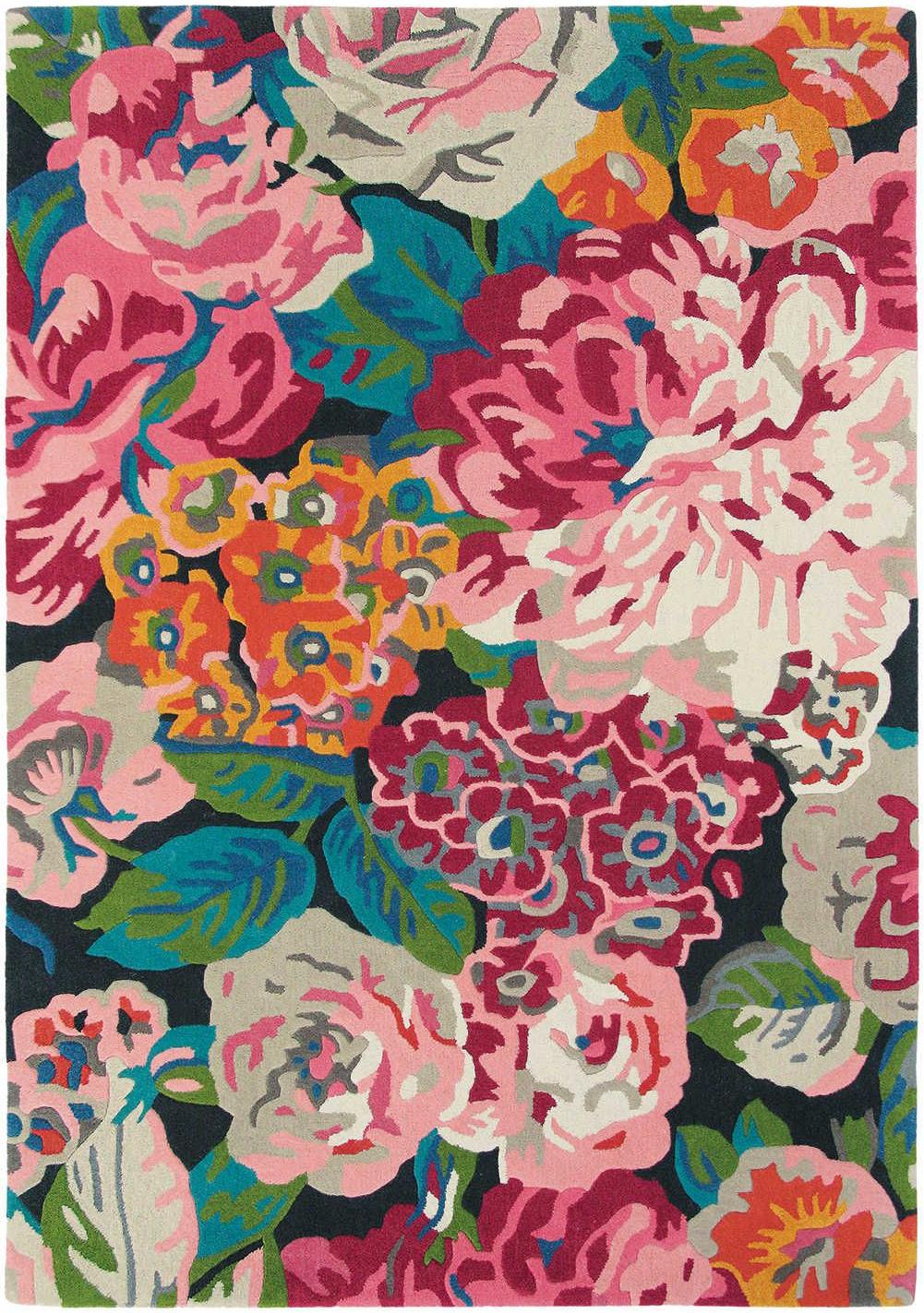 Tappeto Rosa & Peonia Ciliegia 45005