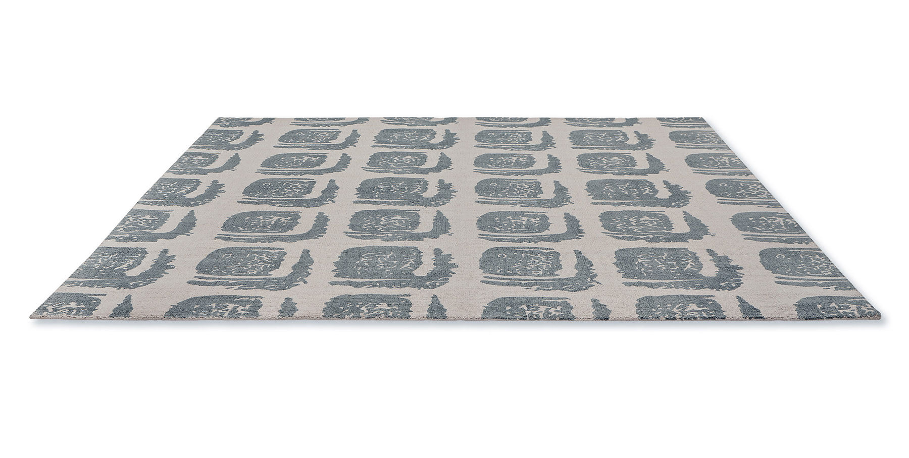 Tappeto Woodblock Grigio