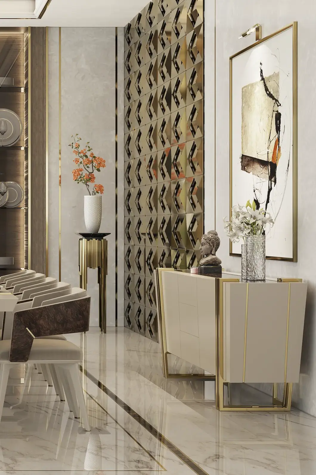 Credenza Beige Ascend