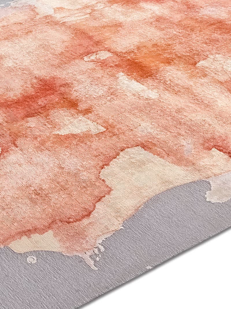 Tappeto Lusso Mono Rosa