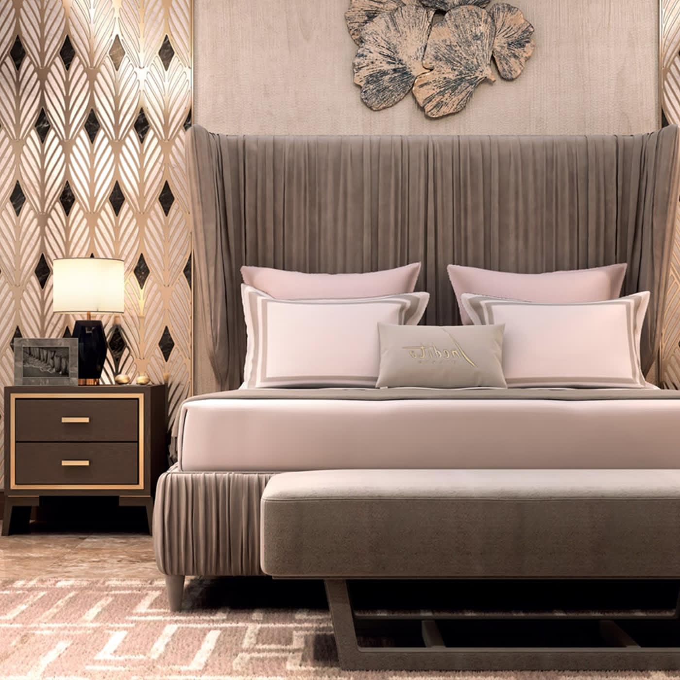 Comodino in Legno Italiano Hamptons | Configurazione: 1 cassetto