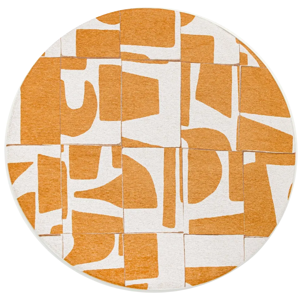 Tappeto Rotondo Curry 9367