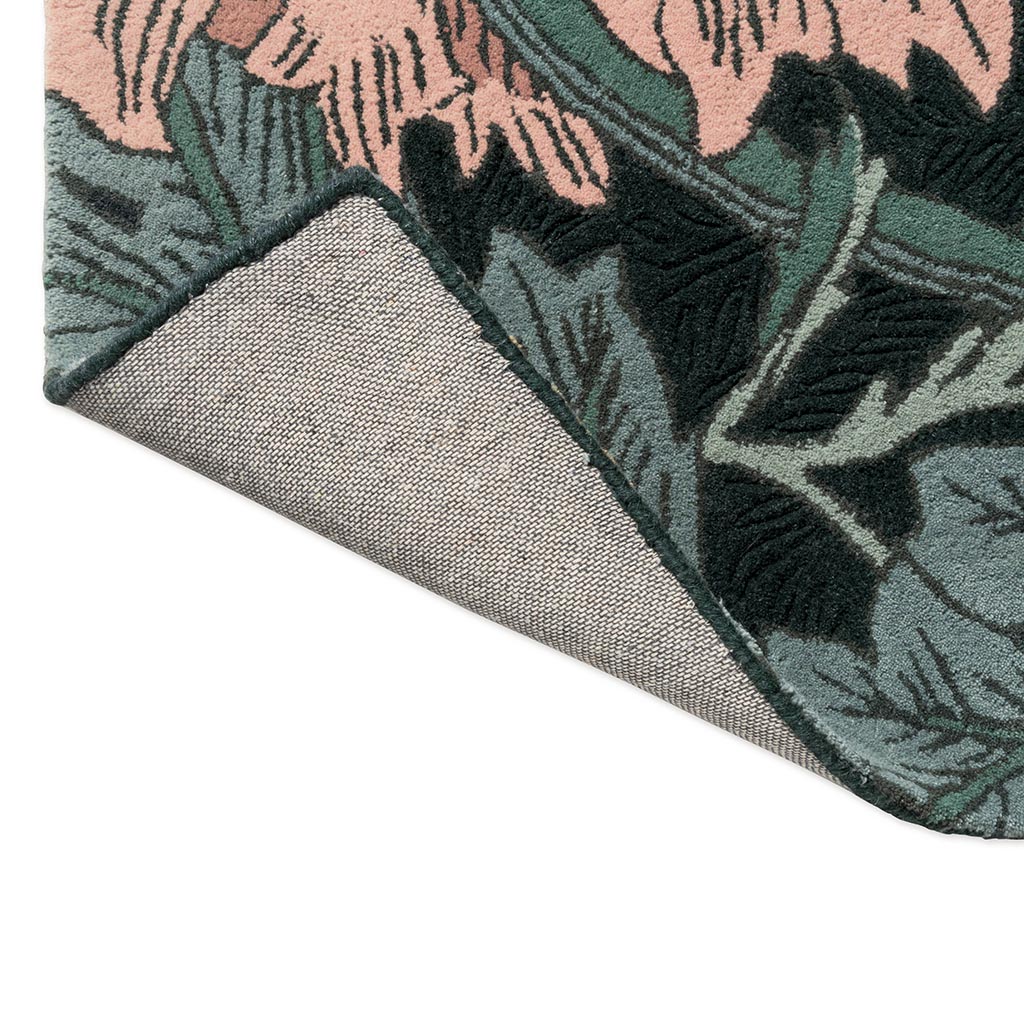 Honeysuckle & Tulip Teal Tappeto | Misura: 170 × 240 cm