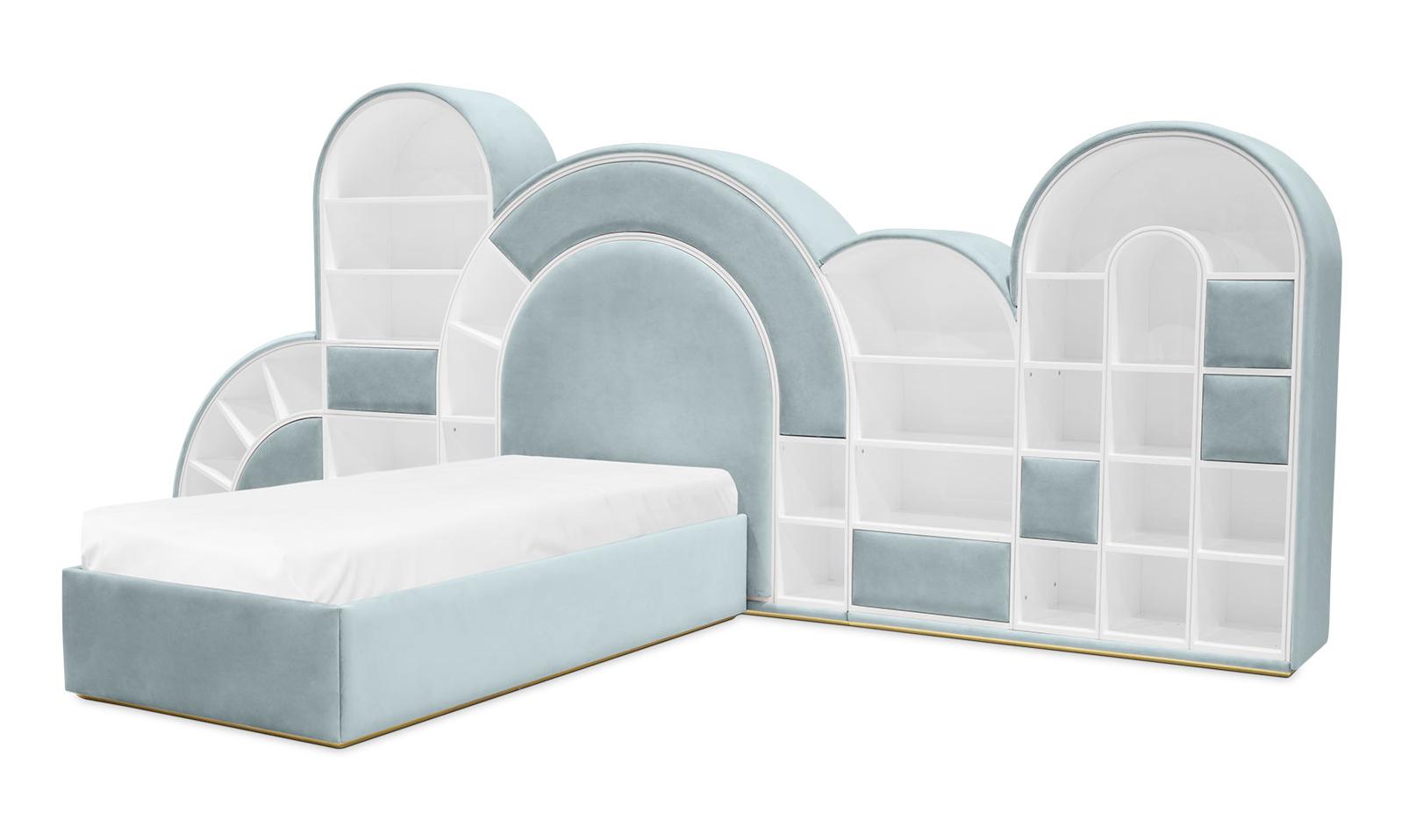 Letto Per Bambini Bubblegum Marshmallow Blue