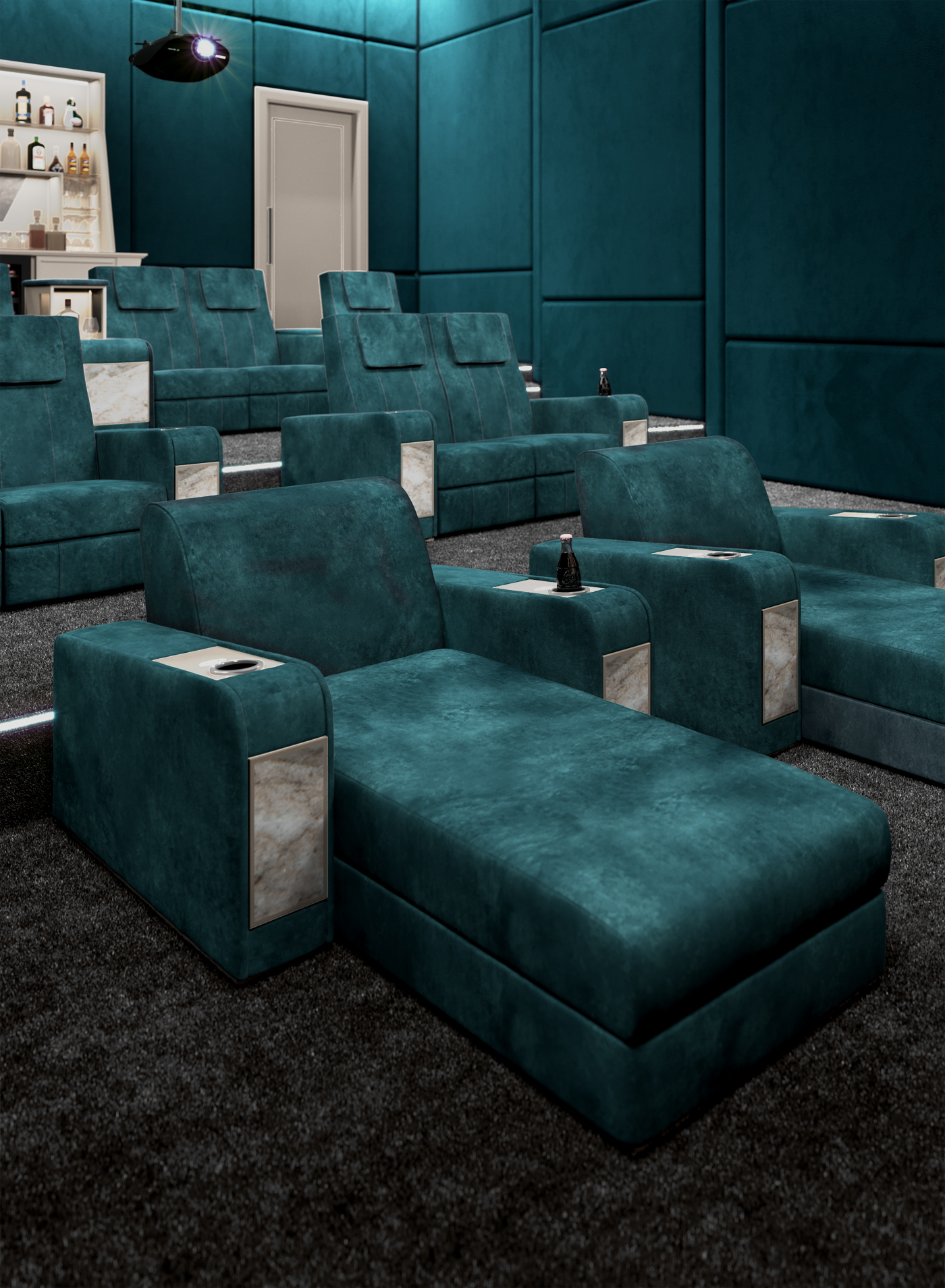 Poltrona lounge da home cinema Comfort - 4