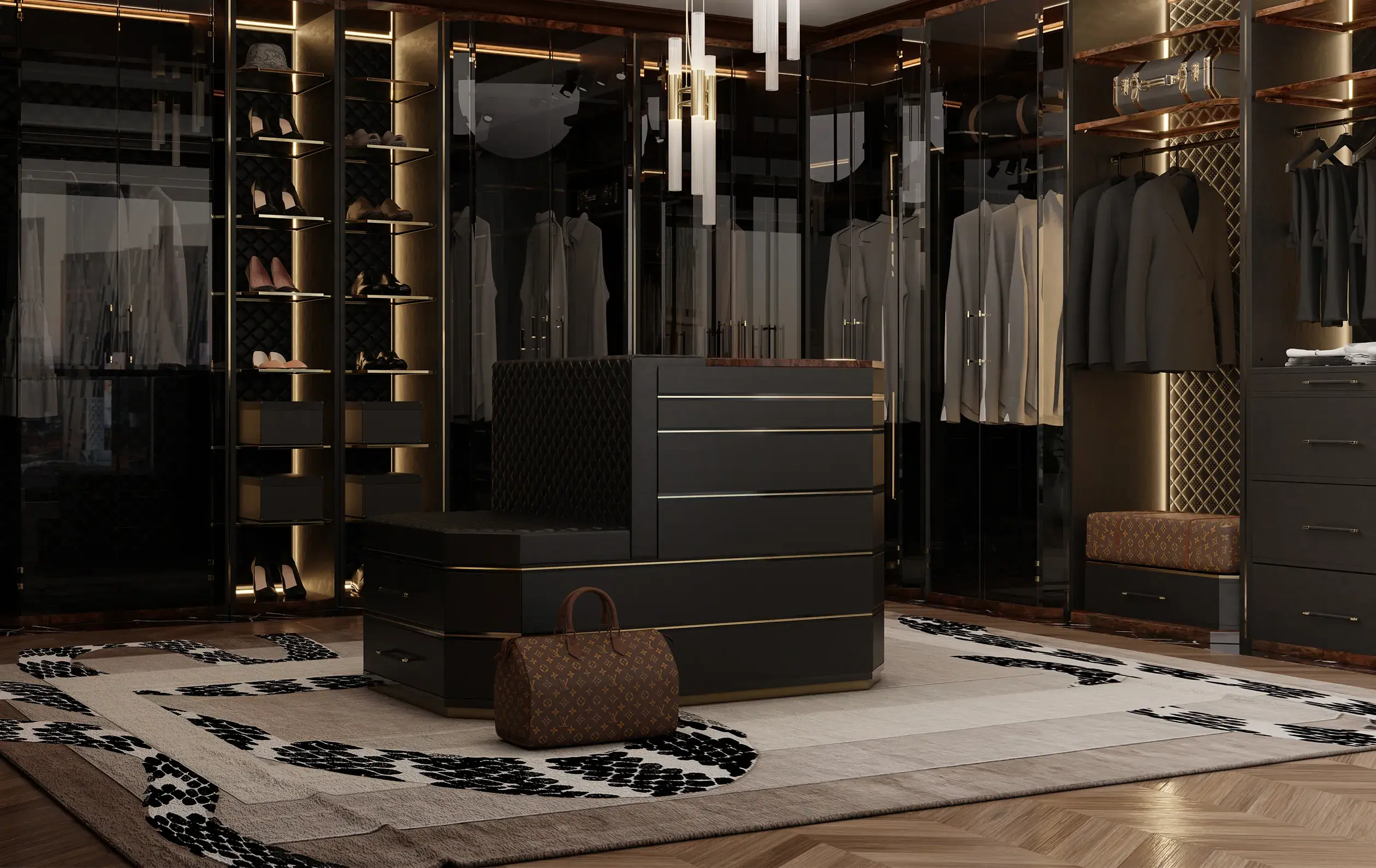 Isola Guardaroba Beige Cadence