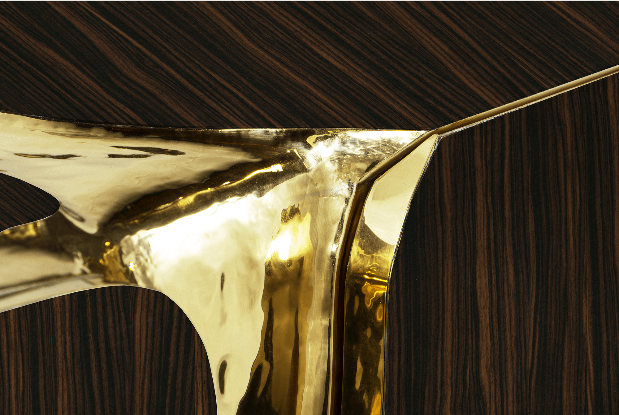 Credenza Opulenta Marrone & Oro