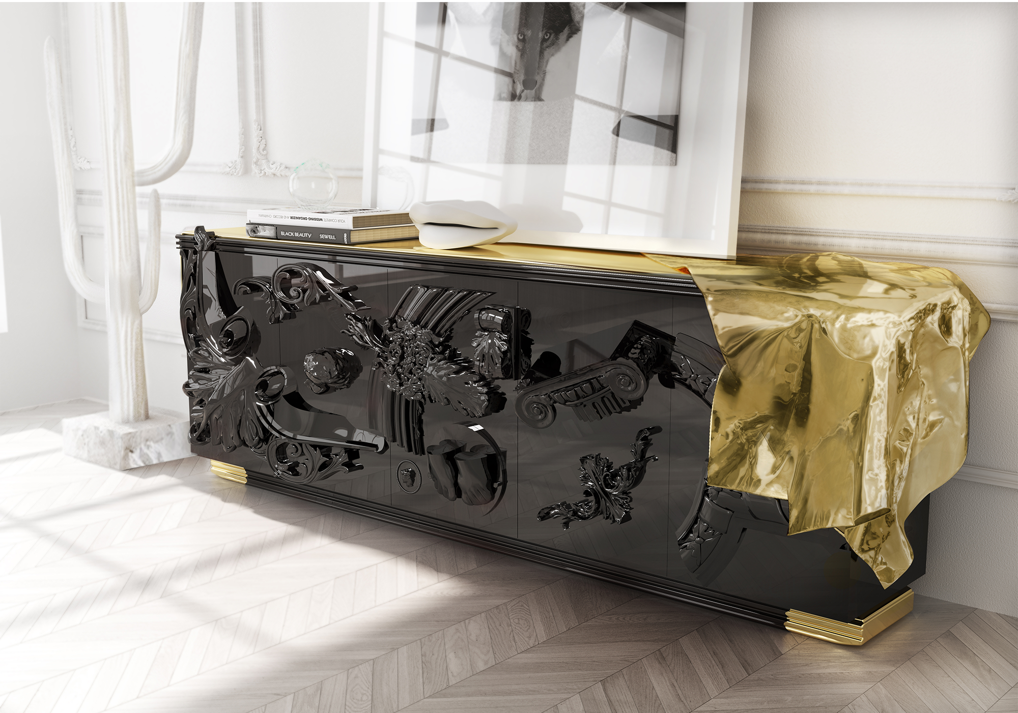 Credenza Nera Valiant