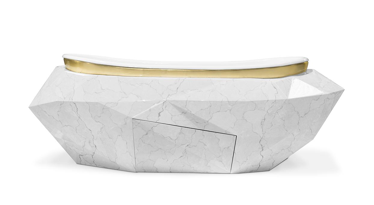 Vasca Da Bagno Gemstone Faux Marble