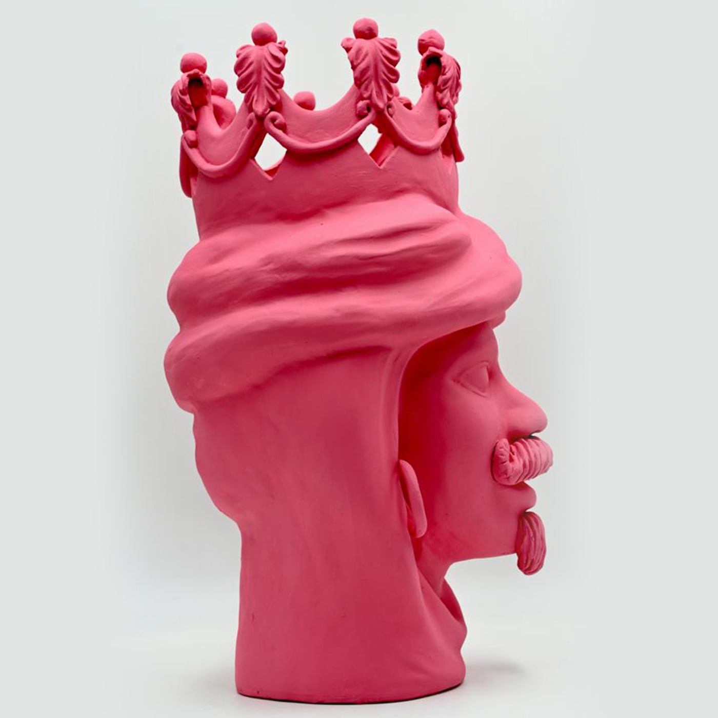 Testa di Moro Rosa Scultura