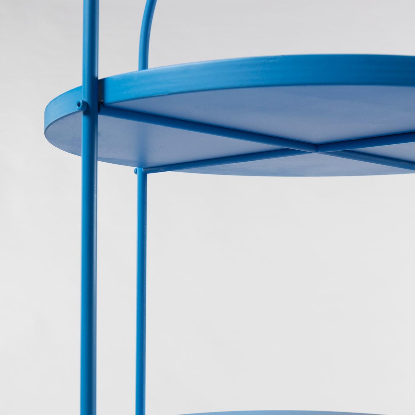 Libreria Laccata Blu