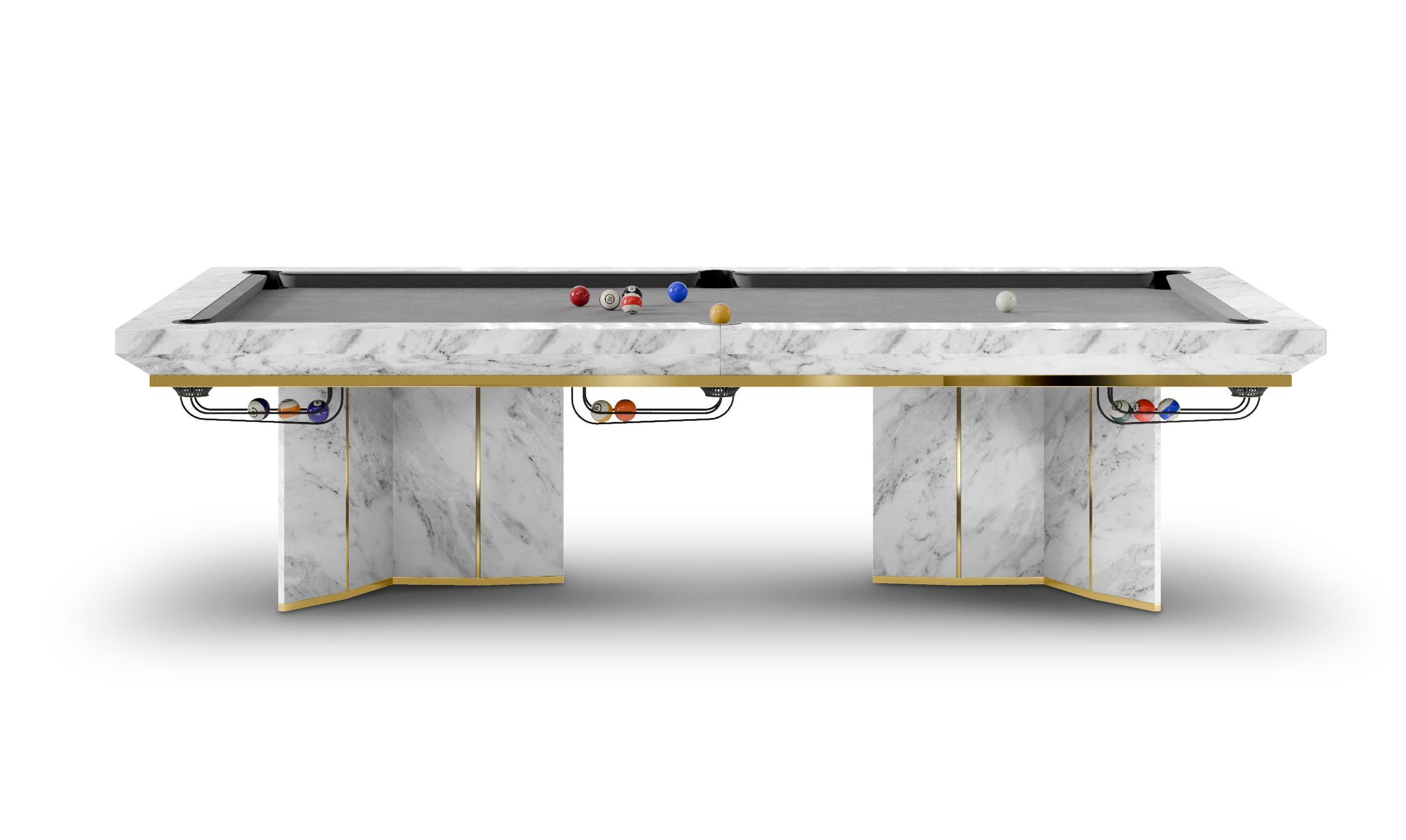 Tavolo Da Gioco Elite Marble Snooker