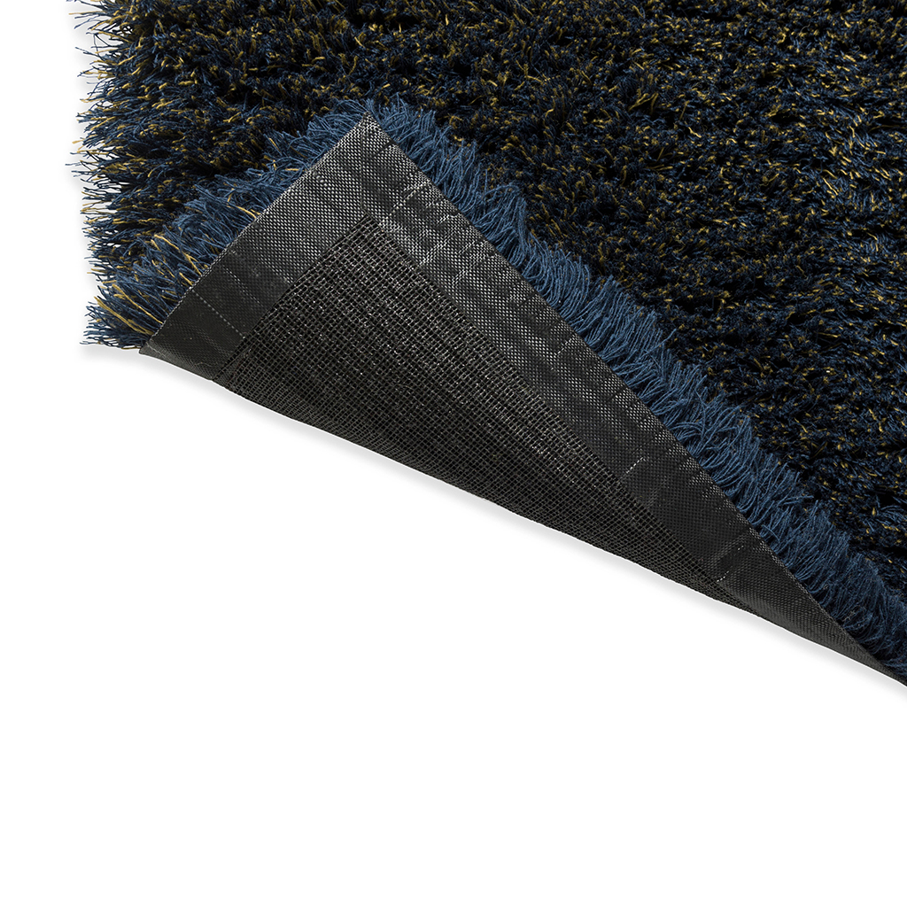 Tappeto Shade High Ottone/Indaco