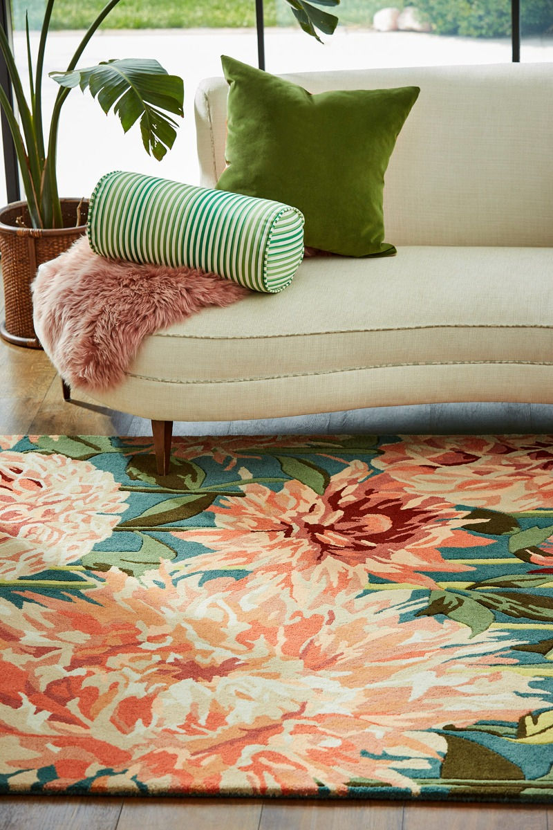 Tappeto Dahlia Coral/Wilderness | Misura: 140 x 200 cm