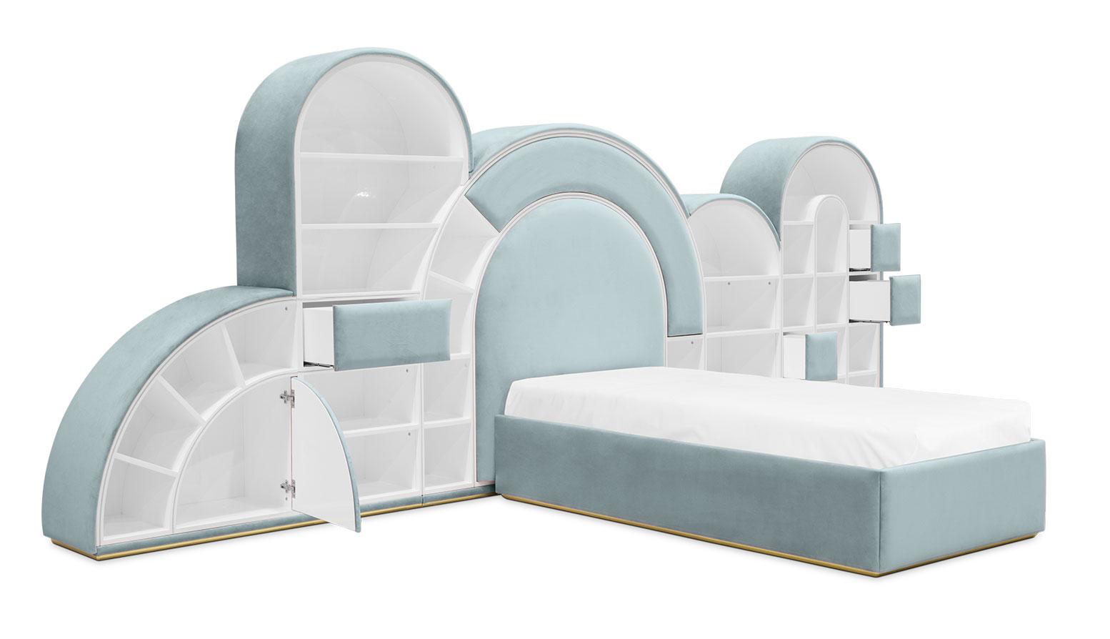 Letto Per Bambini Bubblegum Marshmallow Blue