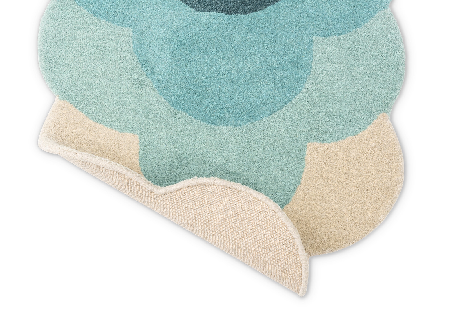 Tappeto Optical Flower Teal