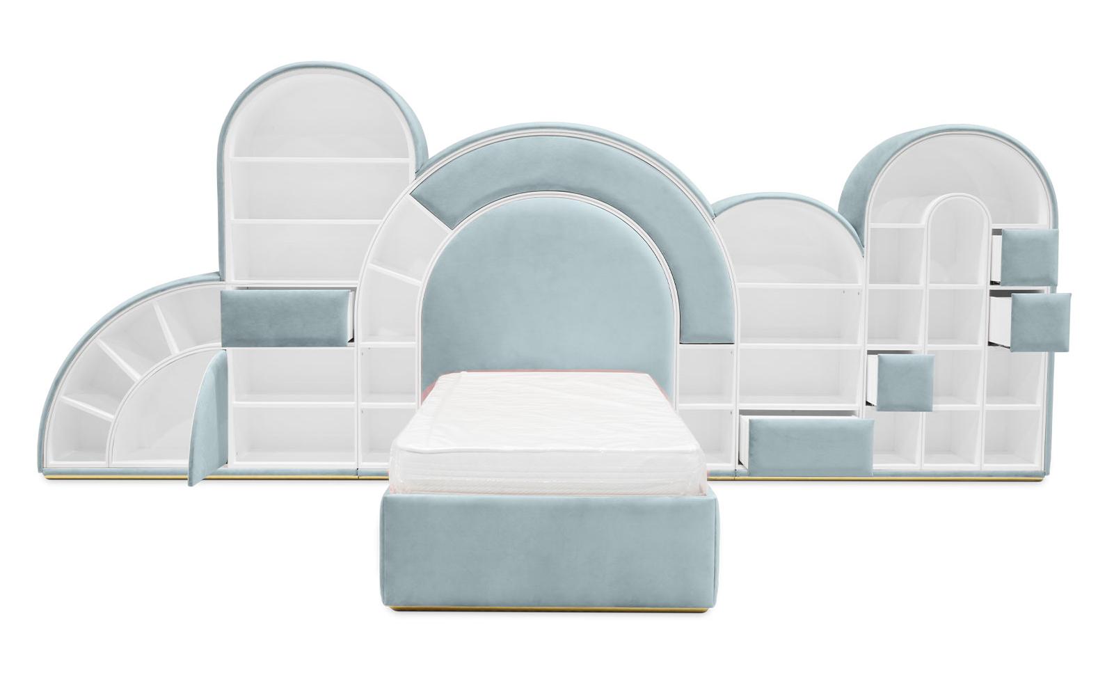 Letto Per Bambini Bubblegum Marshmallow Blue