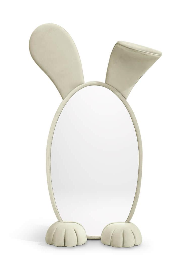 Specchio Da Terra Per Bambini Bunny Wonderland