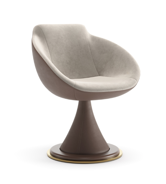 Sedia girevole Shell