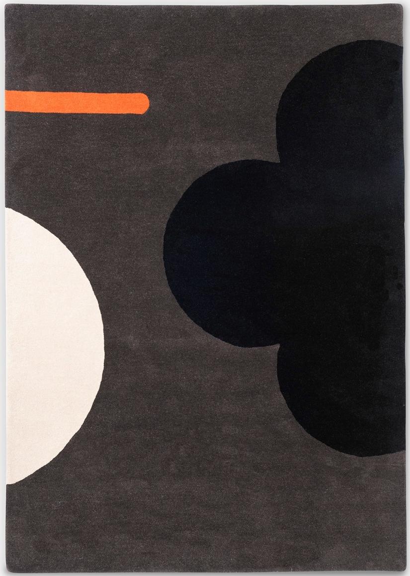 Tappeto Geo Flower Graphite | Misura: 120 x 180 cm