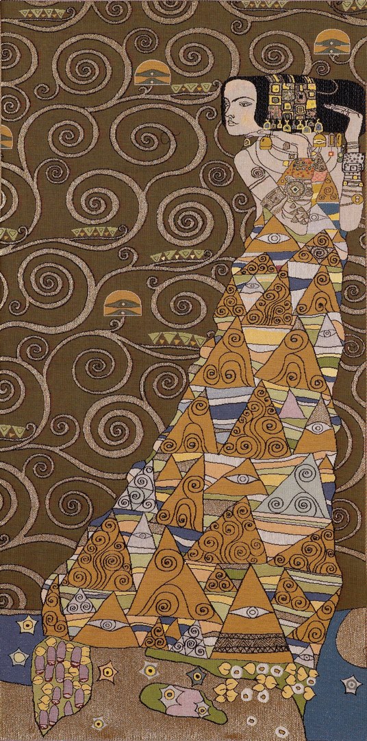 Arazzo Signora (Destra), da Klimt Marrone