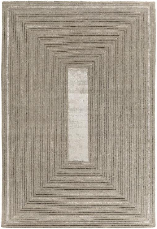 Tappeto Beige Cornice