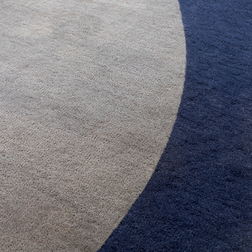 Tappeto Elemento Arp Blu | Misura: 233 × 255 cm