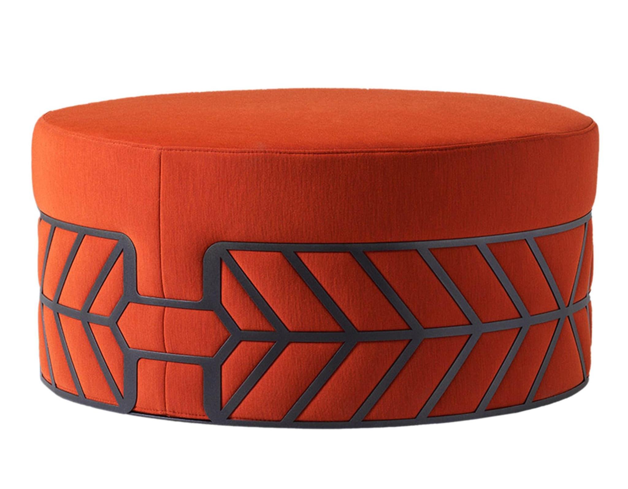 Belte Pouf Rosso Moderno